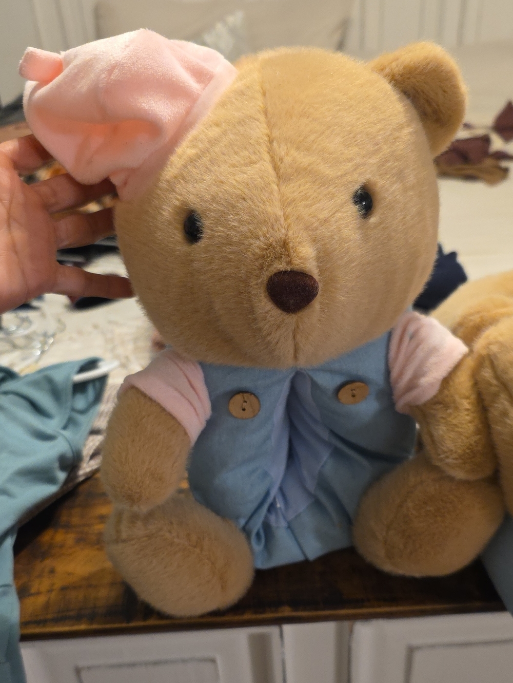 Plush Teddy Bear  Slippers